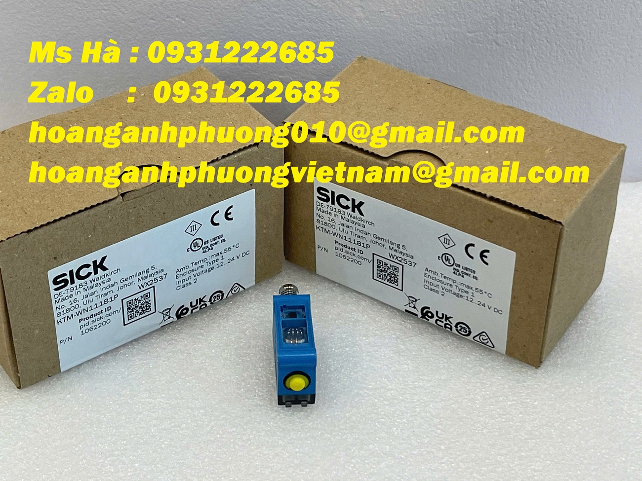 Sick KTM-WN11181P cảm biến tương phản - phát hiện vật thể nhanh